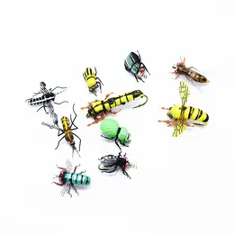 Royal Sissi Hot Fly Tying Materials 4optioanl Styles Realistic Terrestrial Insect Rubber Ben 20st Pack Soft Trout Fishing Lure