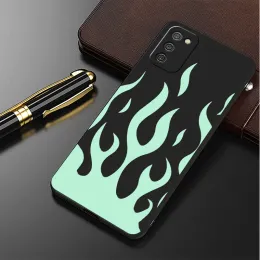 Armor Black Cool Green Red Fil Fire Phone for Samsung Galaxy A12 A13 A71 A52 5G A22 A21S A72 A51 4G A11 A32 A42 A52S