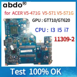 Scheda madre 113092 48.4TU05.021.Per ACER V5471 V5471G V5571 V5571G Laptop Motherboard.cpu: i3 i5 GPU GT710M/GT620.100% di test di prova di prova