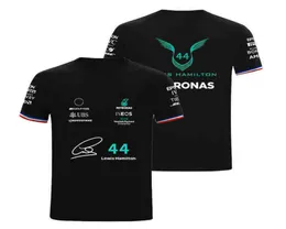 F1 Formel One 44 Lewis Hamilton T -shirt 63 George Russell Fan Breattable Jersey Summer Tshirt Ang Petronas Edition Children Clot8399099
