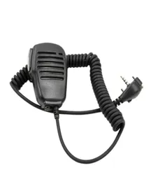 Mikrofoner axelhögtalare Mikrofonhand MIC med PFOR Vertex Standard Portable Twoway Radio VX231 EVX531 VX160 VX168 VX4351989