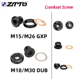 Ztto dub gxp mtb bike ranks cranks para parafuso tampa da manivela para m18/ m30 m15/ m26 bloqueio de travamento para parafuso de parafuso de parafuso de parafuso peças de ciclismo