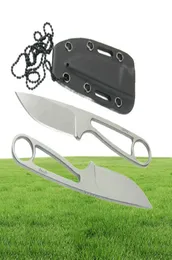 Faca de pescoço de formiga 12992 Faca de lâmina fixa reta Tactical Pocket Pocket Pocket Fishing EDC Survival Tool Knives Presente de Xmas1700750