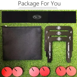 3PCS Putter Trainer Golf Puting Gates Ziel -Ziel -Tor -Spieltür für Innenhause Green Mats Training Kit Golfzubehör 2024