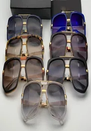 Mascotte 662 classici occhiali da sole popolari retrò shiny shiny oro estate unisex in stile UV400 Eyewear vieni con gli occhiali da sole Box 6625263256