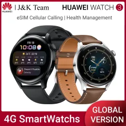 Uhren Huawei Watch 3 Smartwatch, Essim Cellular Calling, gebaute GPS -Smart Watch, 14 -Tage -Akkulaufzeit, Allday Health Monitoring