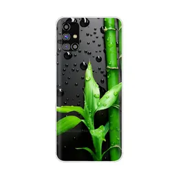 Para a capa de capa TPU Galaxya51 da Samsung Galaxy A51, capa de silicone para Samsung A31 A71 A515 A515F A 71 51 31 Casos traseiros suaves