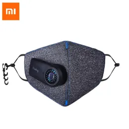 Tillbehör Xiaomi Ecological YouPin Pear Pear Rent Electric Fresh Air Mask Smart PM2.5 550mAh Battreies Laddningsbar filtermask 3D Besvärbar