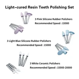 Зубной композитный полировка набор полировки BURS зубной композит низкоскоростной ручной набор противополовный комплект для стоматологии зубы