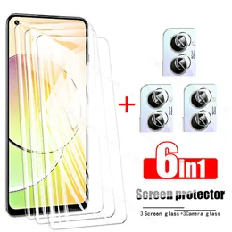 Para OPPO REALME 10 VIDRO PARA REALME 10 REALME10 Protetores de tela de tampa completa de vidro temperado para o filme realMe 9 Pro Plus 9i Lens Film