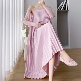 Sukienki macierzyńskie letnie szyfonowe proc bez rękawów sukienka o płaszczyźnie w ciąży w rozmiarze do ciąży do ciąży w ciąży 240326