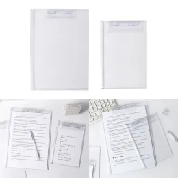 A4 Akrilik Pano, A4 A5 Pano Kağıt Tutucu Düşük profilli klipli ve belge için cetvel ölçek kenarı olan yazma tahtası