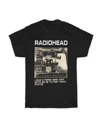 Radiohead camiseta dos homens moda de verão algodão tshirts Kids Hip Hop Tops Arctic Monkeys Tees Mulheres Tops Ro Boy Camisetas Hombre T2202379987