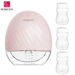 PUMP al seno Horigen Indossabile Testa del seno portatile Porta elettrica libera per l'allattamento al seno con flange di silicone da 17 mm/21 mm/25 mm