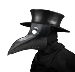 New plague doctor masks Beak Doctor Mask Long Nose Cosplay Fancy Mask Gothic Retro Rock Leather Halloween beak Mask267v7851386