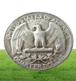 10pcs 1932 Античный США Вашингтонский квартал Долларовые монеты Arts and Crafts USA Президент.