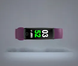 F64 Smart Armband Blood Oxygen Boold Pressure Hevert Monitor Wristwatch GPS Waterproof Fitness Tracker Smart Watch för iPhone6783053