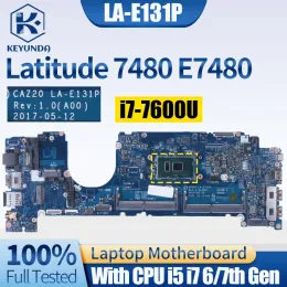 Moderkort för Dell Latitude 7480 E7480 Notebook Mainboard LAE131P 0CXWHP 04GTKN 08FCRX 0F48ND 0CY3FD I5 I7 6/7th Gen Laptop Motherboard
