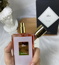 50 مل كيليان الحب لا تكن عطرًا خجولًا ، وردة سيئة على الجليد مباشرة إلى السماء امرأة العطور الأزهار Eau de Parfum جودة الوقت الطويلة 1.7oz EDP2018152