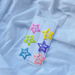 6pcs/set 3cm مقاطع BB ذات خمسة نقاط للأطفال للأطفال