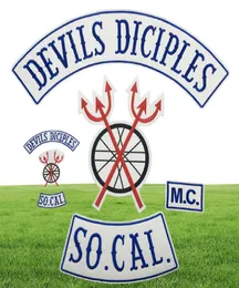 Полный задний размер дьяволов Devils Siciples устанавливает мотоциклетный байкер Patch Iron on Sew On Jacket Vest 18quot Patch 1800960