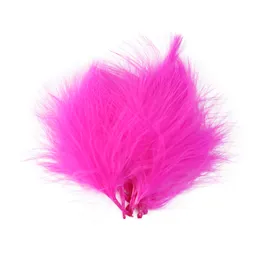 50/100PCS Colorful Marabou Feathers Turkey Feathers 7-12Cm DIY Jewelry Costume Sewing Craft Accessories Plumas Decoration