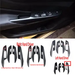 RHD LHD för Nissan Navara NP300 ST TERRA 2014-2019 Interiörstillbehör Fönster Switch Panel Frame Cover Trim Interior Stickers