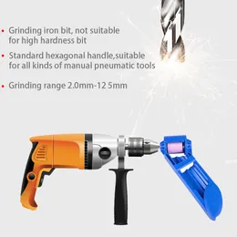 6PCS/SET 2.0-12.5mm Grinding Wheel Drill Bit Sharpener Hand Tools Nail Drill Bits Set Sharpener For Step Drill Accessories