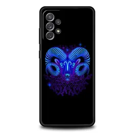 Zodiac Sign Silikongehäuse für Samsung Galaxy A32 A52 A13 A22 A72 A51 A71 A41 A11 A31 A21S 5G Luxus -Telefonabdeckung Shell Fundas Bag