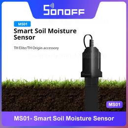 Sonoff MS01 Sensore di umidità del terreno intelligente Th Elite/Th Origin Accessorio IP55 Detector impermeabile Dispositivo di irrigazione automaticamente