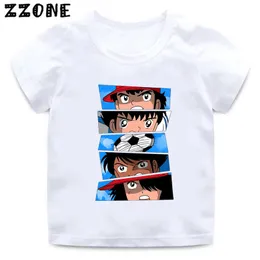 Capitano anime Tsubasa le petit calciatore Stampa per bambini magliette per ragazze divertenti vestiti per bambini maglietta per bambini estivi tops, ooo2309