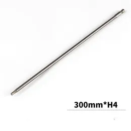 300mm Uzun Hex Key Allen Bit Etki Sürücü Güç Matkap Metrik Sürücüleri H3 H4 H5 H6 Overlongth Cinsiyet Aracı