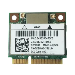 カードAR5B22 AR9462デュアルバンドN 2.4G/5G + BLUETOOTH BT HALFMINI WIRELESS WIFI CARD for Atheros DW1901 K2GW5ラップトップ