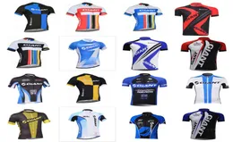 Team Radfahren Kurzärmeles Jersey Kurzschlärmeblas den Fahrradhemden MTB Radfahren Kleidung Ropa Fahrradkleidung Hemds32695836244846