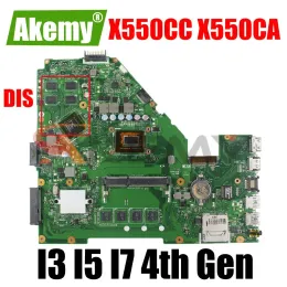 Motherboard X550CC X550CA Motherboard 4GB RAM 1007U I3 I5 I7 CPU GT720M GT710 Für ASUS Y581C X552C X550C X550CL A550C K550C LAOTOP -Mainboard