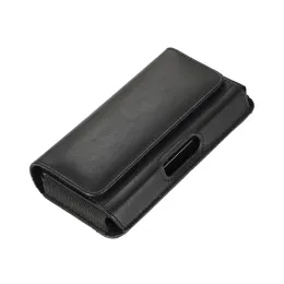 PU skórzana uniwersalna etui telefoniczna torebka telefoniczna na iPhone Samsung Huawei Xiaomi Redmi Flip Table torby Pasek Clip Cover Bag telefoniczny