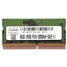 Rams Suresdram DDR4 RAMS 8 GB 3200 MHz Pamięć laptopa DDR4 SODIMM 260PIN 8GB 1RX8 PC43200AASA211