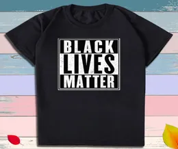 Black Lives Matter Tshirt 남성 여성 캐주얼 승무원 목 상판 티 여름 블랙 라이브 매터 T 셔츠 6083988