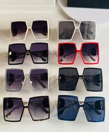 Женские солнцезащитные очки с огромными линзами 30 Мантейгская модная индивидуальность пляжная каникулы Специальная тарелка Большой кадр лицо UV400 6422588