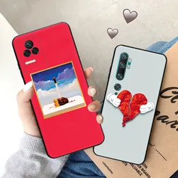 Redmi Note 11s için Telefon Kılıfı 5G 11T 11T 11SE K40 11 PRIME XIAOMI 11 Lite 11I CC9E Kanye West Kamera Koruyucu Kapak