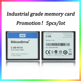 카드 오리지널 핫 고속 소형 플래시 CF 카드 2GB 산업 등급 메모리 카드 실리콘 드라이브 SSDC02G3500 CNC 기계 공구