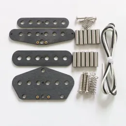 Kabel Donlis TL Gitarren -Pickup Flatwork Kits Hals Bridge/Pack mit Alnico 5 Rods Gitarren -Pickups Vordrückte E -Gitarren -Pickup -Teile