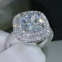 Pierścienie klastrowe LMNZB 2022 925 SREBRIOWE Ślub dla kobiet romantyczny kwiat w kształcie diamentów pierścionek zaręczynowy LR680331Z
