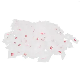 Miski 1000pcs5.5 x 7 cm Pyramid Tea Bag Filtr Nylonowy pojedynczy sznurka przezroczystą pustą pustą