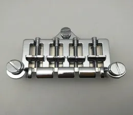 نادر 1 مجموعة Chrome 4 Strings Electric Bass Guitar Bridge Bridge Bridge Made في Korea7209087