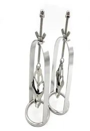 Novo estilo Butterfly Tortura Ajustável Tortura Plancar CLAMPS CAGA CLIPAS DE CAGA MEIR BDSM CANCIMAGEM RESTRIRamentos de fetiche de metal Toys6203751