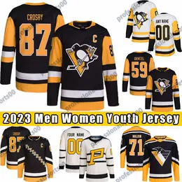 #87 Sidney Crosby Pittsburgh Hockey Jersey Penguins Jersey Winter Classic Guentzel Malkin Erik Karlsson Sidney Crosby Reilly Smith Kris Letang Jeff Petry Jerseys