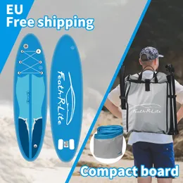 Feath-R-Lite surfbräda gratis frakt Uppblåsbar stand up paddle board sup supboard paddleboard padel vattent sport isup med pump ryggsäck vattentäta väska paddlar