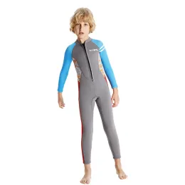 Abito per immersioni in neoprene per bambini Swim Wear for Kids Dive Sail Maniche lunghe mantieni la muta di nuoto calde 2,5 mm