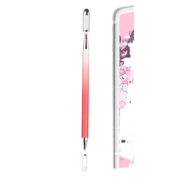 3 em 1 caneta de caneta de caneta dupla de fibra de fibra toque-telha de tela toque de alta sensibilidade para laptops de tablets para telefone